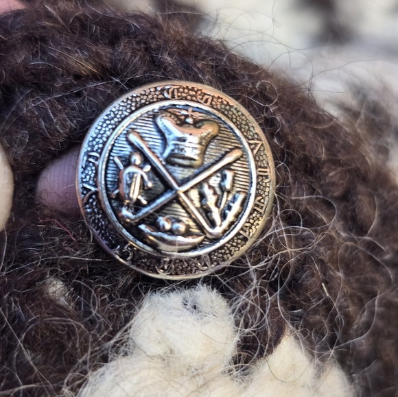 Hand Knit Icelandic Wool Button Front Cardigan Fair Isle Sweater Medium - Picture 4 of 4